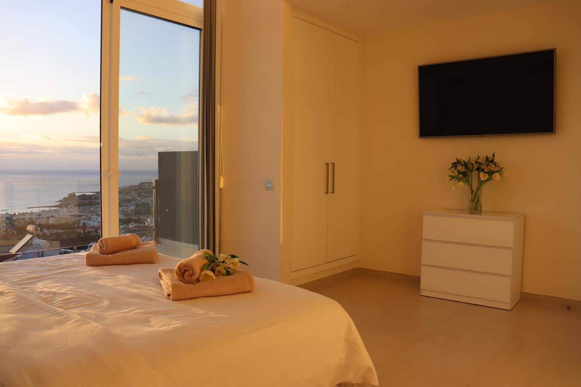 Azure Sky Villa - Panoramic Ocean View, Luxury, San Eugenio Costa Adeje  Ngoại thất bức ảnh