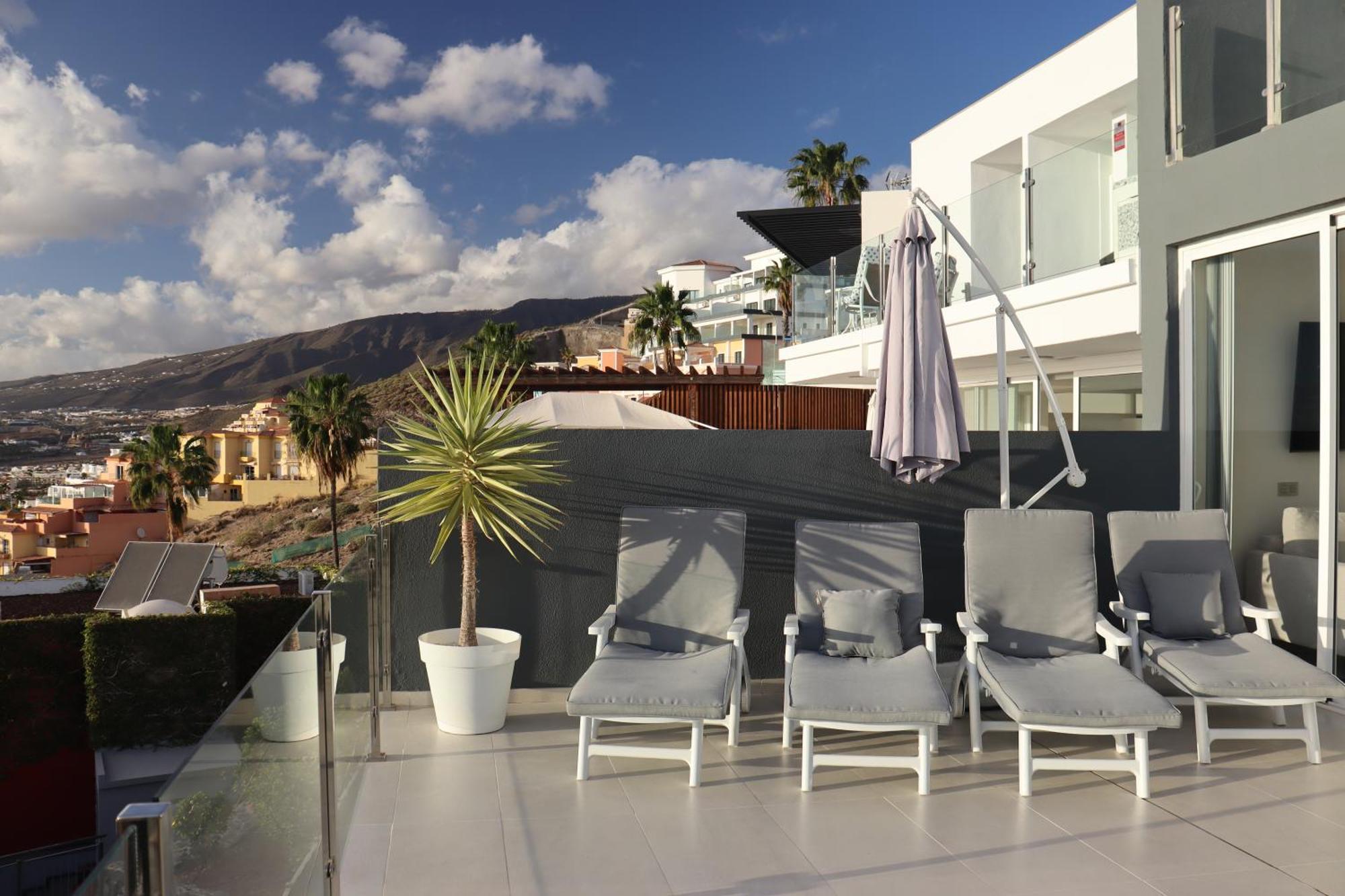 Azure Sky Villa - Panoramic Ocean View, Luxury, San Eugenio Costa Adeje  Ngoại thất bức ảnh